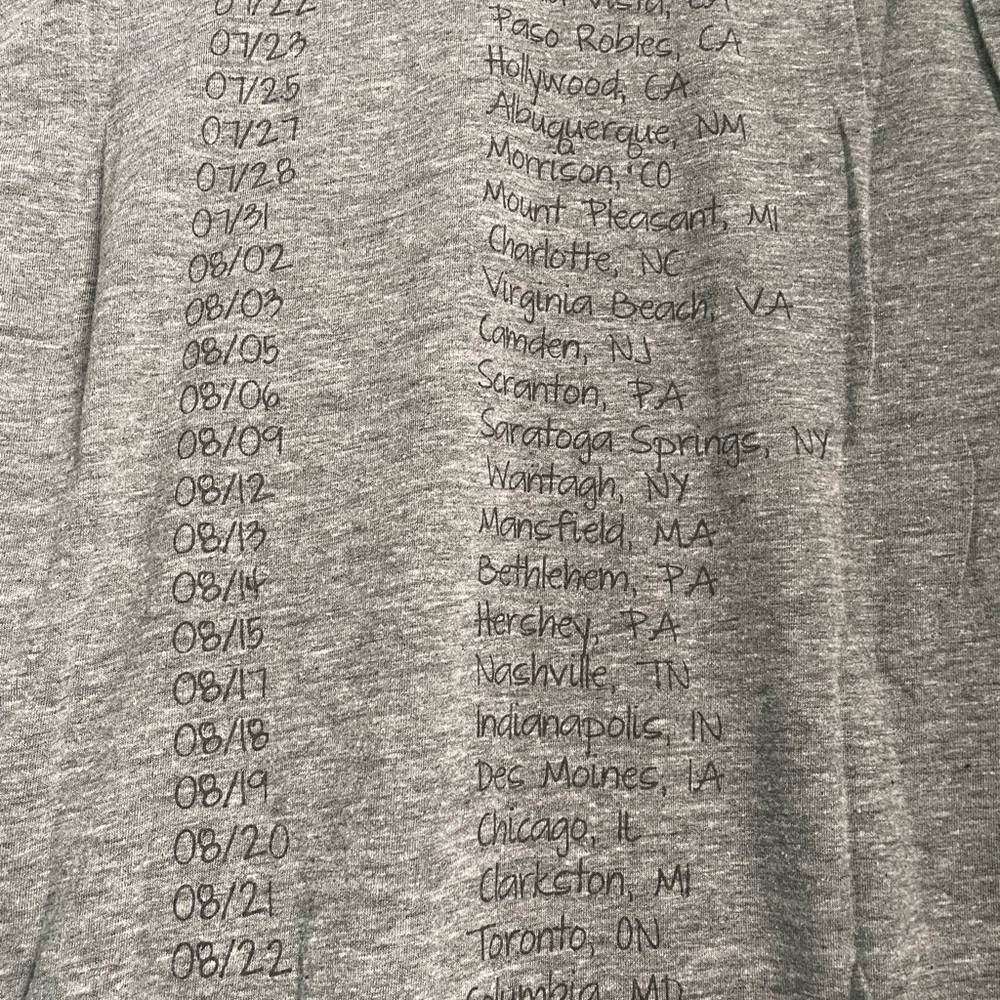 Gavin DeGraw music band tour tshirt - Picture 3 of 3
